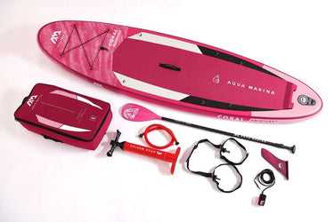Aqua Marina 10’2” Coral 2022 Inflatable SUP with Accessories